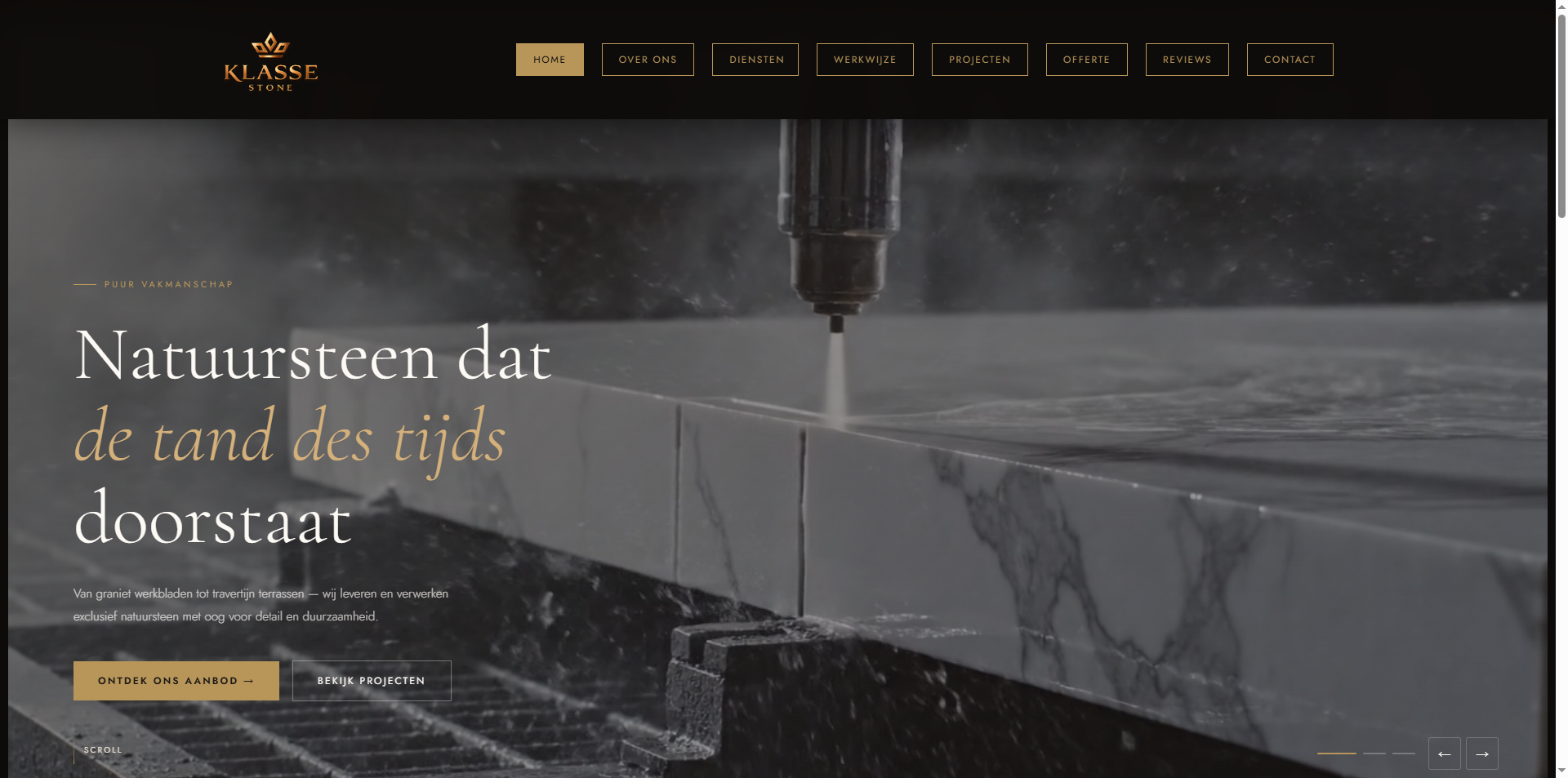 Projectbeeld van Klasse Stone
