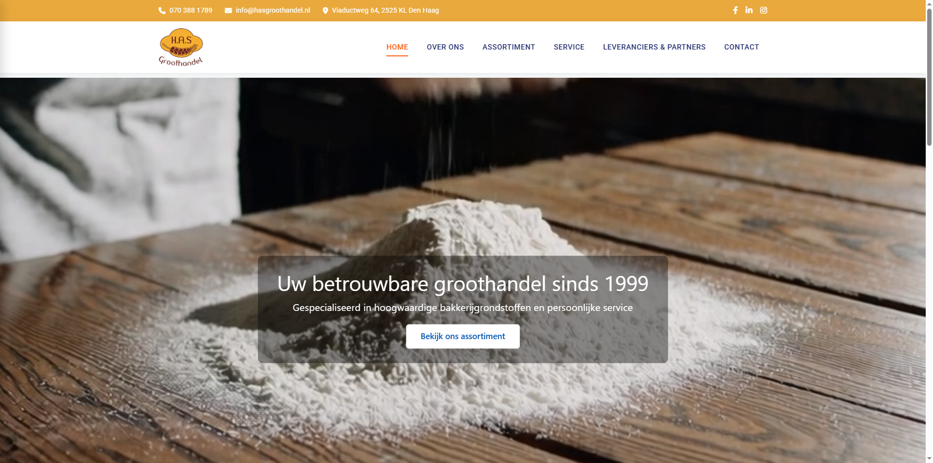 Projectbeeld van HAS Groothandel